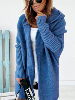 Kiara - Elegante Weiche Jacke Für Frauen in Blau