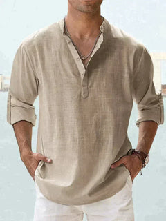 Ivar - Hemd - Lose Passform in Khaki