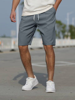 Conor - Lässige Strandshorts mit Kordelzug für Herren in Dunkelgrau