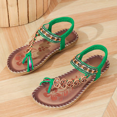 Victoria | Bequeme orthopädische Damensandalen in Smaragdgrün