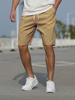 Conor - Lässige Strandshorts mit Kordelzug für Herren in Khaki