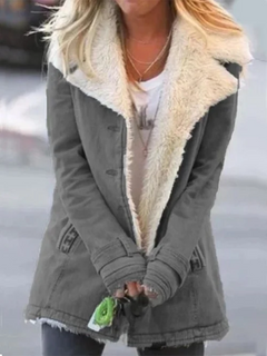 Susanne - Winterjacke - Warm und modisch in Grau