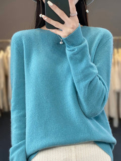Anette | Warmer Pullover für kalte Tage in Mehr Blau
