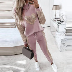 Sanna - Moderner Hausanzug für Frauen in Rosa