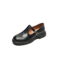 Verda - Eleganter Leder-Schuh in Schwarz