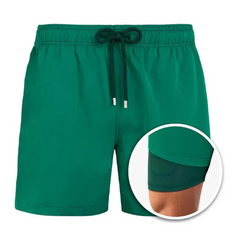 Stylische Badeshorts für Männer in Grün
