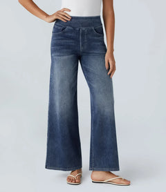 Elara | Stylishe Damen Hose für entspannte Looks in Dunkelblau