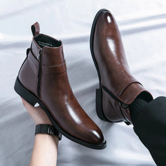 Elegante Ankle Boots für Männer - Ansgar in Braun