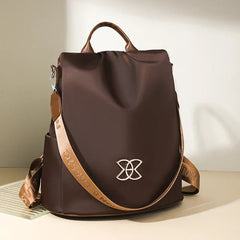Elegante Anti-Diebstahl-Tasche für Frauen - Vanessa in Kaffee