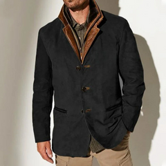 Elegante Luxusjacke für Männer - Gundelr in Schwarz