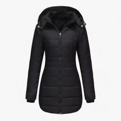 Elegante wasserdichte Daunenjacke - Ellen in Schwarz