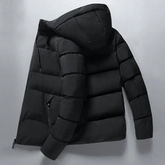 Elegante wasserdichte Winterjacke für Männer - Bertram in Schwarz