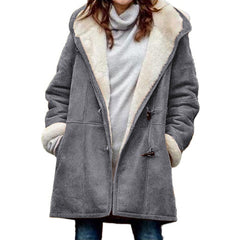 Elegante Winterjacke für Damen - Elina in Grau