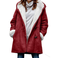 Elegante Winterjacke für Damen - Elina in Rot