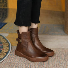 Elegante Winterstiefeletten für Damen - Daniela in Braun