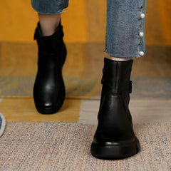 Elegante Winterstiefeletten für Damen - Daniela in Schwarz
