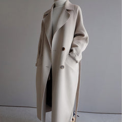 Eleganter klassischer Wintermantel - Nicole in Beige