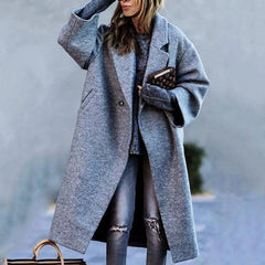 Eleganter Trenchcoat für Damen - Alessia in Grau