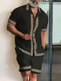 Elegantes Sommerset für Männer - Axel in Schwarz