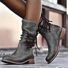 Helga - Stilvolle Stiefel in Grau