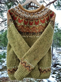 LOPAPEYSA | ELEGANTER STRICKSTIL in Grün