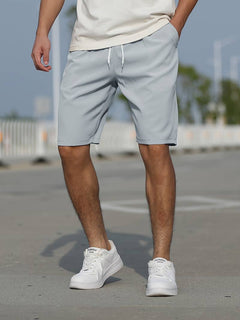 Conor - Lässige Strandshorts mit Kordelzug für Herren in Grau