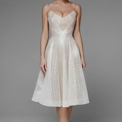 Symmetry Line Elegantes Abendkleid in Aprikose