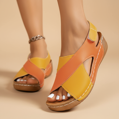 Celia | Ergonomische Sandale für Damen in Orange