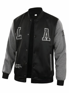 Freizeit-Baseballjacke für Männer - Hulbert in Schwarz