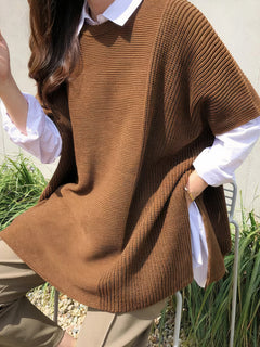 Freizeitpullover für Damen - Hedvig in Kaffee