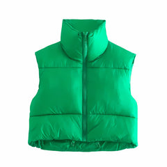 Gefütterte Damen-Winter-Strickjacke - Heidrun in Grün