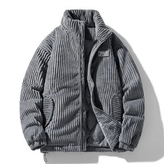 Mascha | Cordjacke in Grau