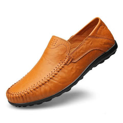 Herren Slipper im italienischen Stil - Ruger in Gelb-braun