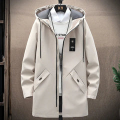 Herren Windbreaker-Kapuzenjacke - Alfred in Beige