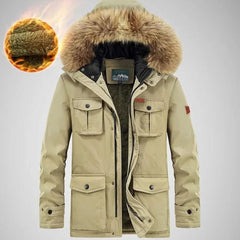 Herren Windbreaker und wasserdichte Jacke - Adalbert in Khaki