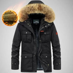 Herren Windbreaker und wasserdichte Jacke - Adalbert in Schwarz