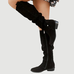 Hohe Winterstiefel für Frauen - Isabelle in Schwarz