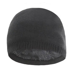Ida | Damen Kuschelige Gefütterte Wintermütze in Grau