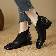 Sophie | Premium Damen Stiefeletten elegant modern in Schwarz