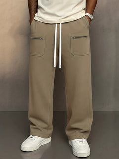 Noah | Ferran David Herrenhose in zeitloser Optik in Khaki