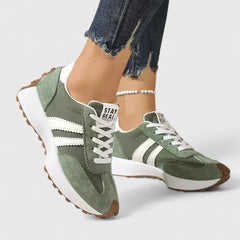 Mara | leichte sneakers damen sommer in Grün