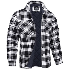 Sova - Herren-Holzfällerjacke Im Karierten Design in Noir