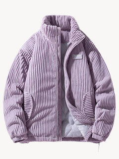 Adam | Stylische Cordjacke in Hell Violett