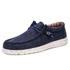 Georg – Freizeitschuhe Herren Denim Look Leicht Bequem in Blau