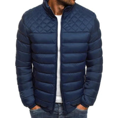 Klassische Winterjacke für Männer - Justus in Marineblau