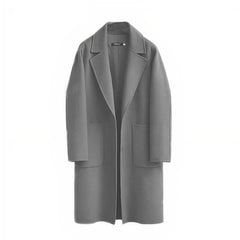 Klassischer Trenchcoat für Frauen - Roswitha in Grau