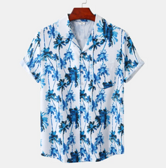 Klassisches hawaiianisches Hemd - Henry in Dunkelblau