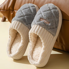 Kuschelige Fleece-Winterpantoffeln für Frauen - Ylvie in Grau