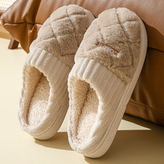 Kuschelige Fleece-Winterpantoffeln für Frauen - Ylvie in Kaffee