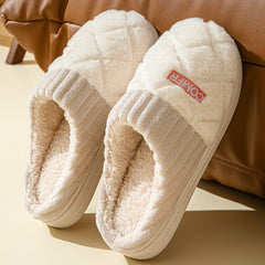 Kuschelige Fleece-Winterpantoffeln für Frauen - Ylvie in Weiß